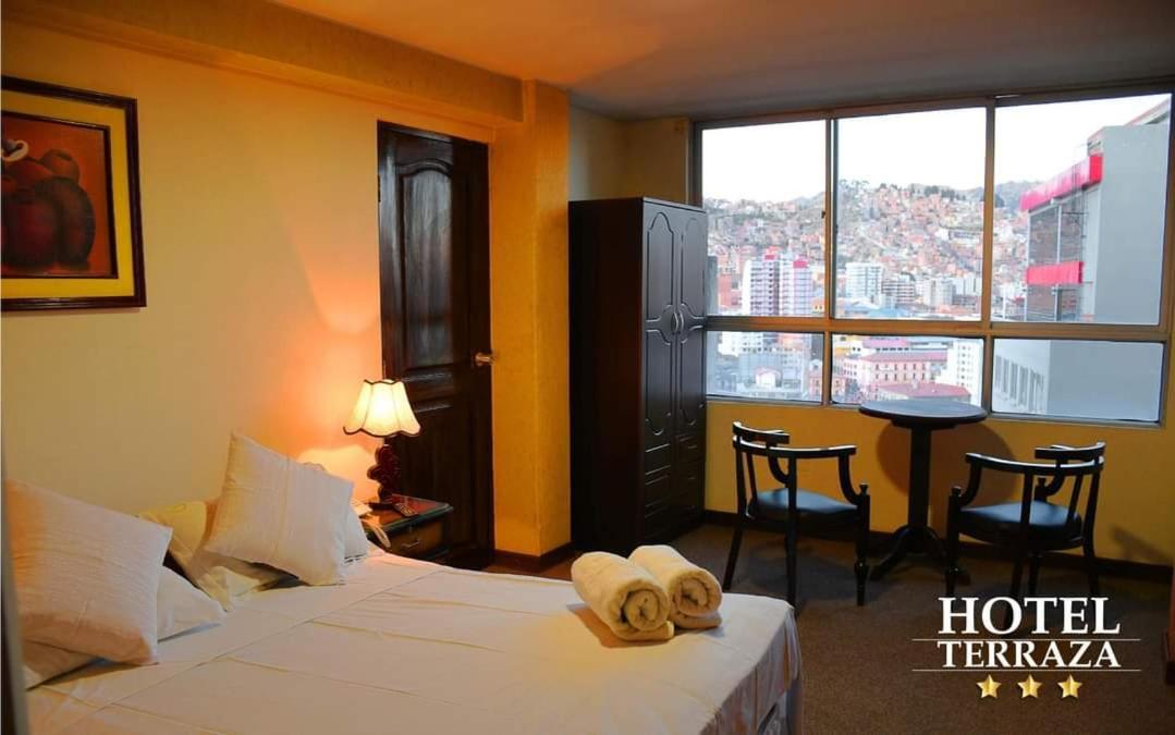 Terraza Hotel La Paz Esterno foto